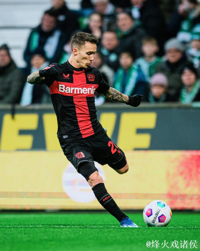 勒沃库森2-0击败科隆，泰里耶蝎子摆尾破门，安德里建功